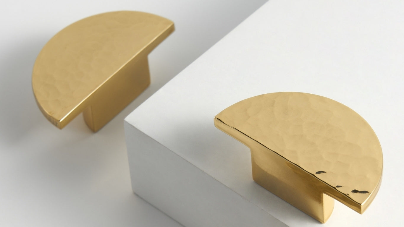 Poignée CH018H | Martelé | Laiton