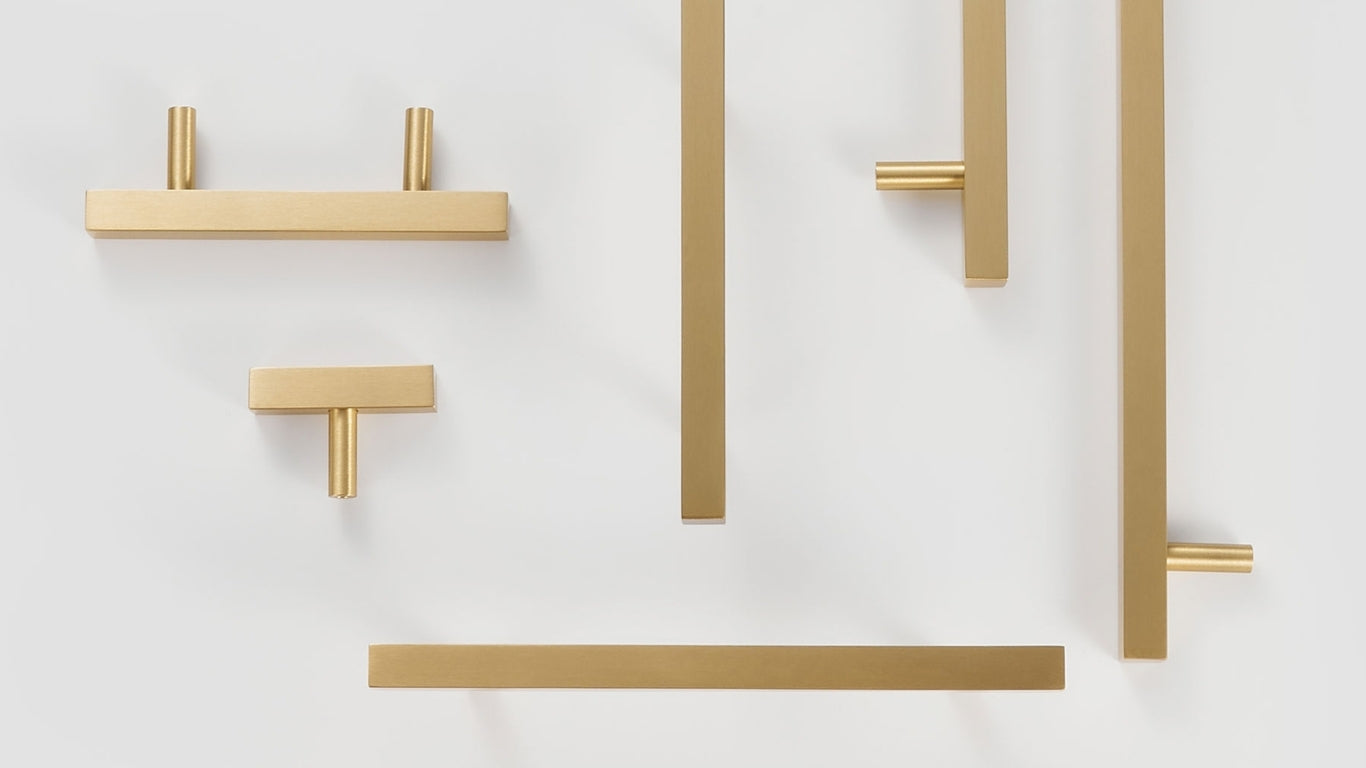 Poignée CH012 | Carré | Laiton