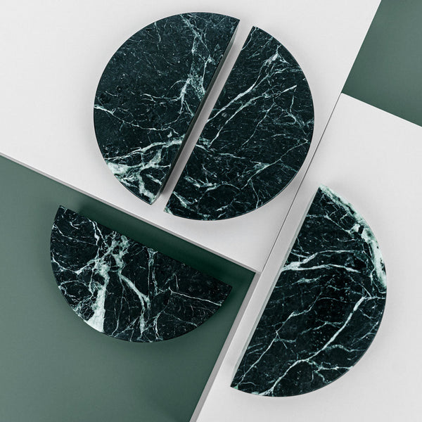 Handtag DR102 | Marmor | Green Flower (SET)