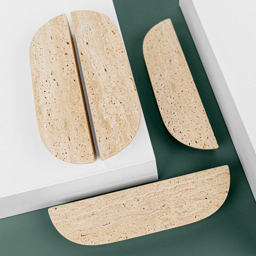 Handle DR103 | Marble | Travertine (SET)
