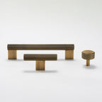 T-bar CH052 | Knurled | Antique Brass