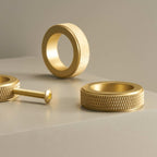 Bouton CH059B | Moleté | Laiton