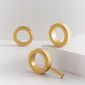 Bouton CH059B | Moleté | Laiton