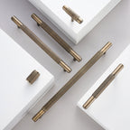 Knopp 3146 | Räfflad | Antik Mässing