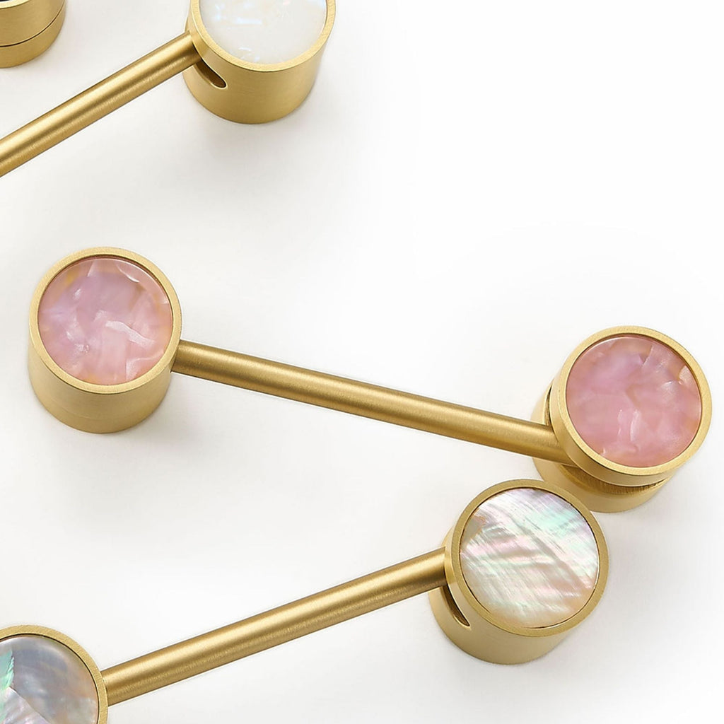 Chiusura per Mobili 3091 | Ottone + Peachy Pink