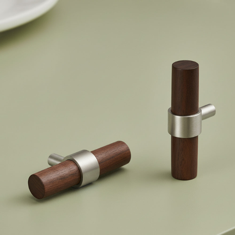 T-Bar CH025W | Walnuss + Nickel