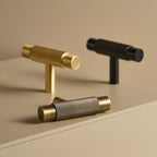 T-bar ch098 i antik mässing - detalj