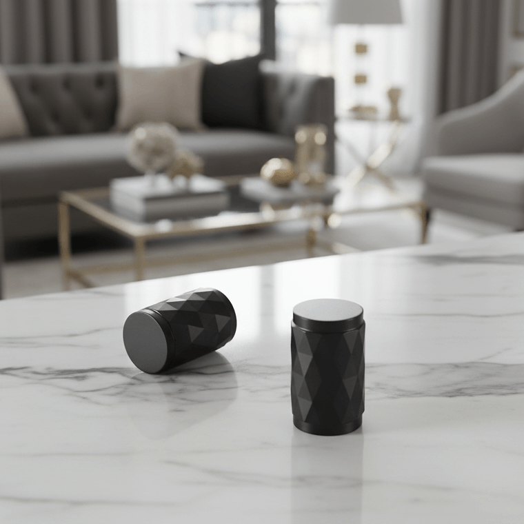 Knopp 3117 | Diamant | Svart