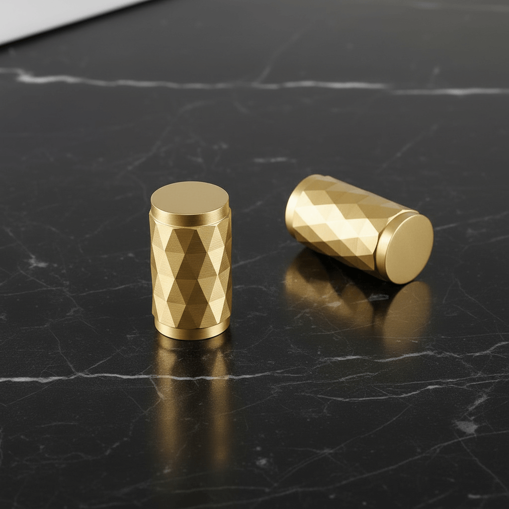 Knop 3117 | Diamant | Messing