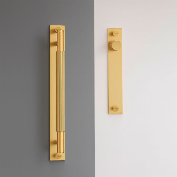 Maniglia 5007 | Zigrinata | Ottone