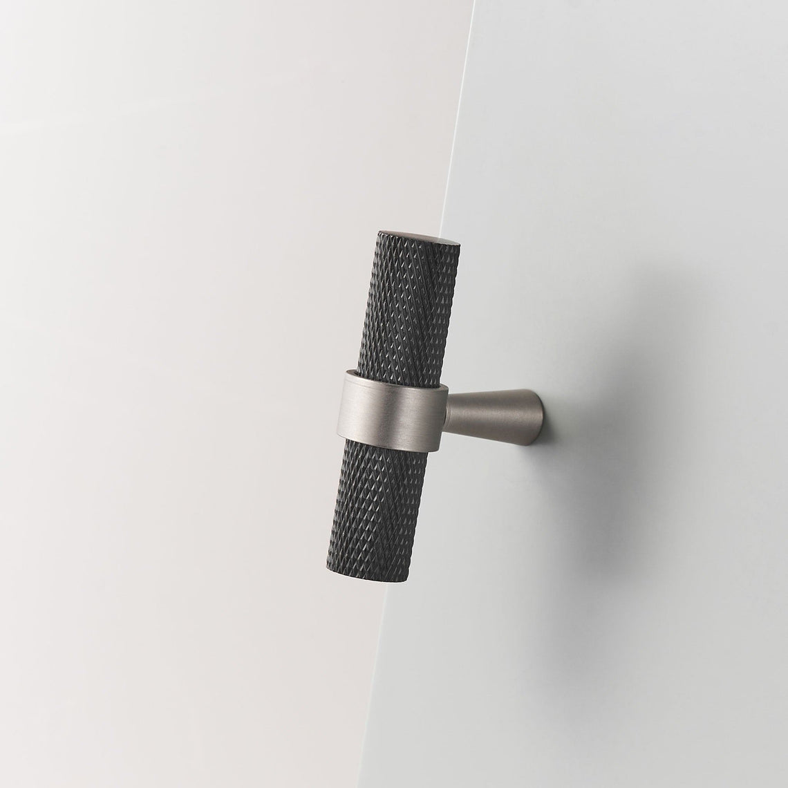 T-bar 3096K | Lättrad | Matt Svart/Nickel - Dooroom